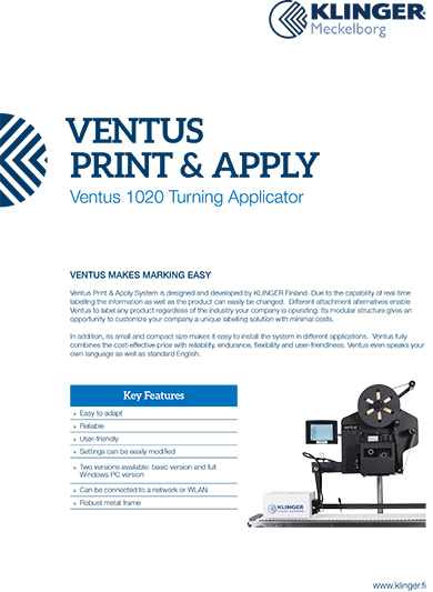 Ventus 1020 Turning Applicator
